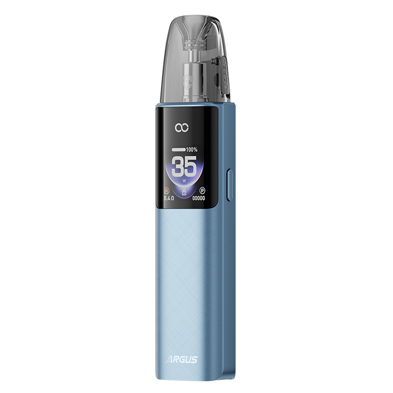 kit pod argus g4 1650mah voopoo bleu glacier pod multi ohm 35w