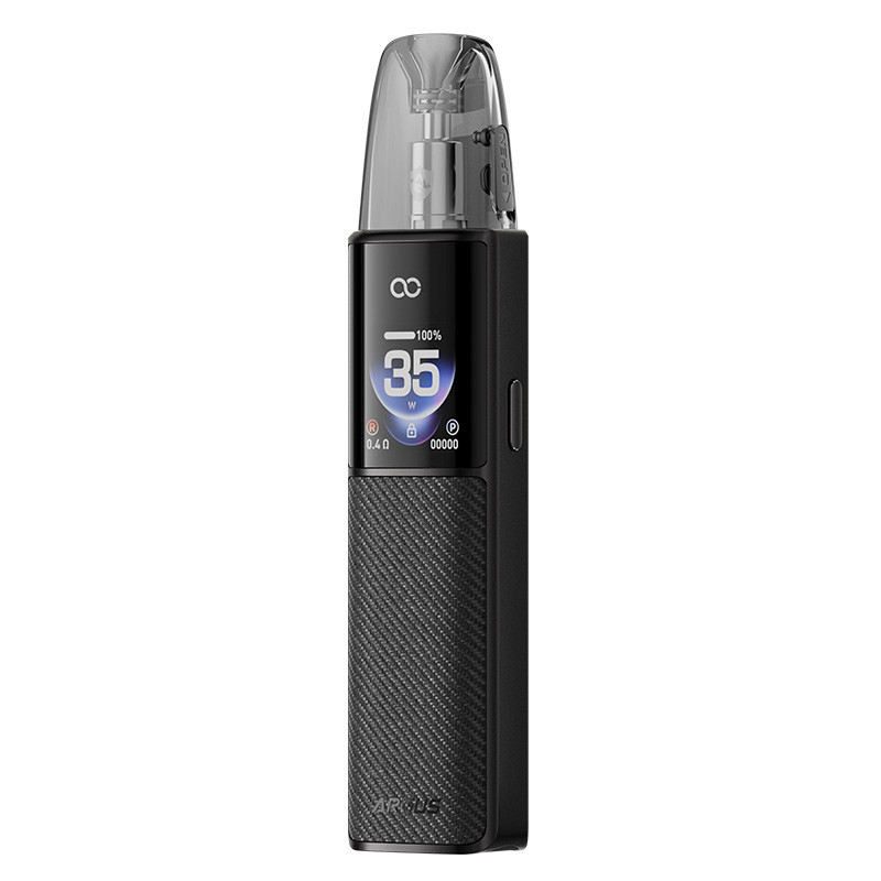 kit pod argus g4 1650mah voopoo noir carbone pod multi ohm 35w