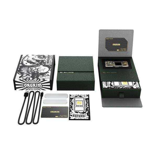 Mod Rayden 220 Orgrim Limited Edition BD Vape 4 mod rayden 220 orgrim limited edition bd vape box électronique 220w double accu 18650