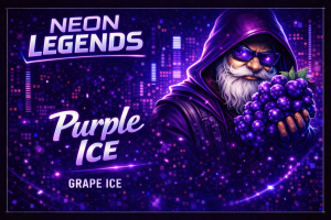 Offre De Lancement Neon Legends 100ml 3 purple ice néon legends 100ml e-liquide raisin glacé création magic-vape française