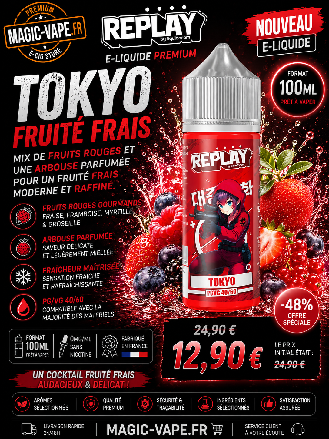Tokyo 100 ml – Replay / LiquidArom
