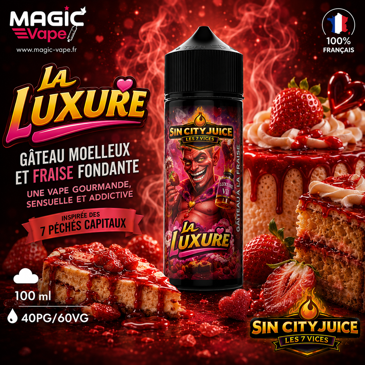 la luxure sun city juice 100 ml