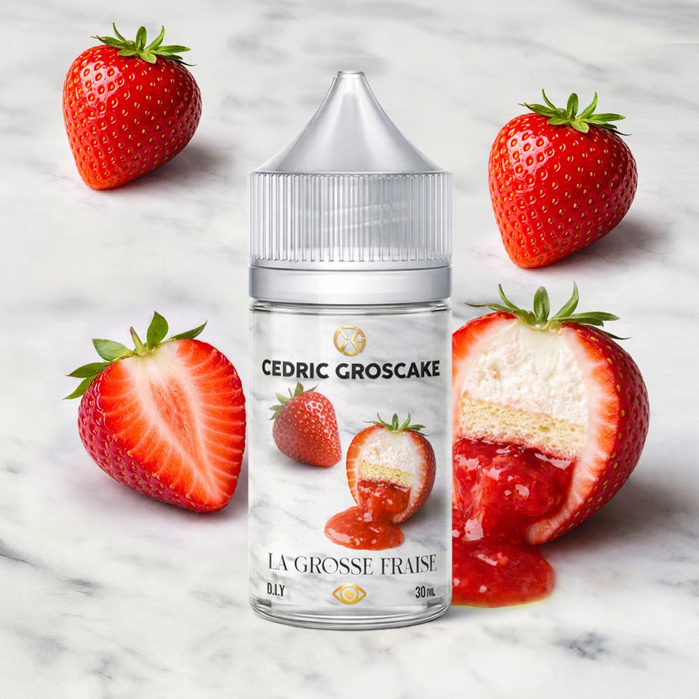 CEDRIC GROSCAKE – La Grosse Fraise Concentré 30ml