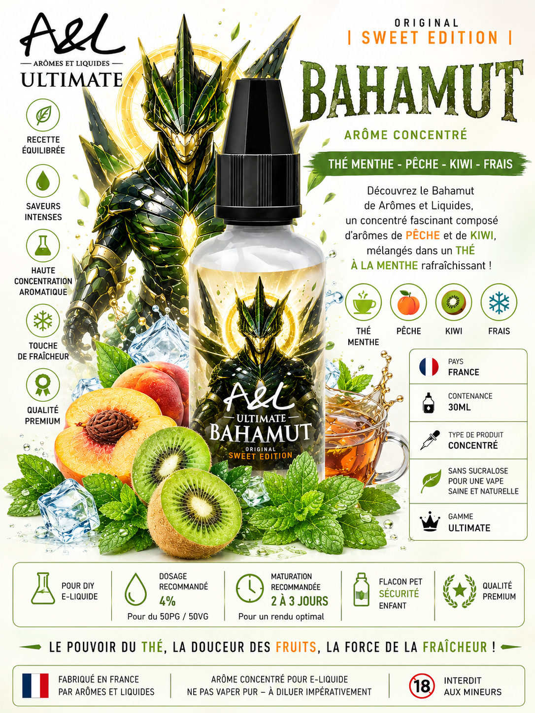 concentré bahamut sweet edition 30ml