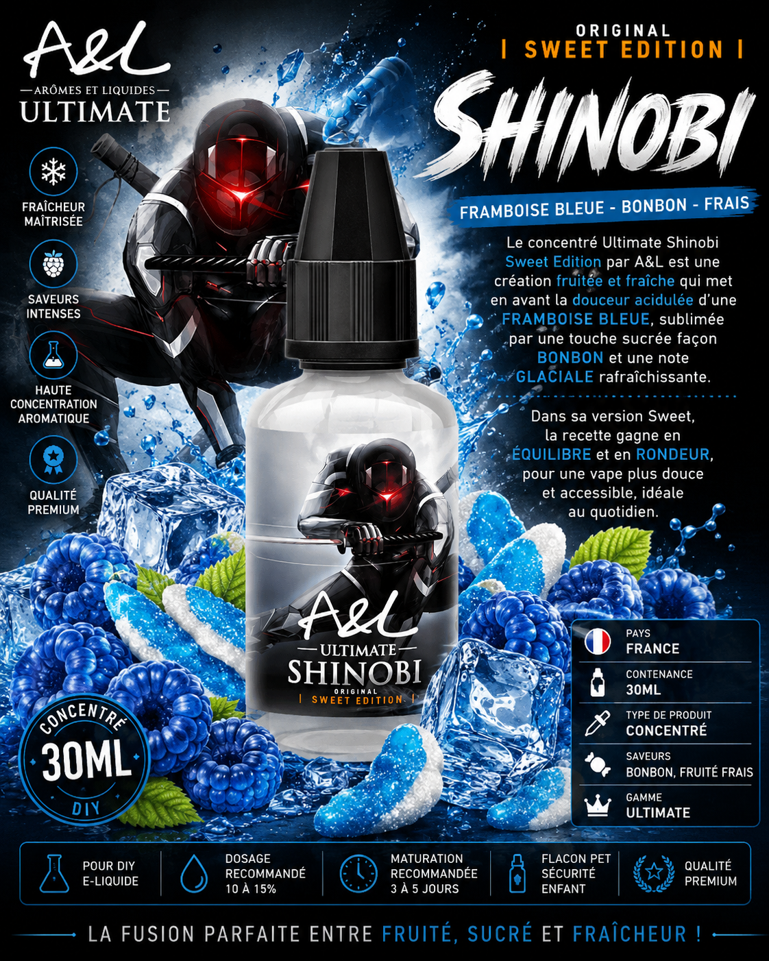 concentré shinobi sweet edition 30ml