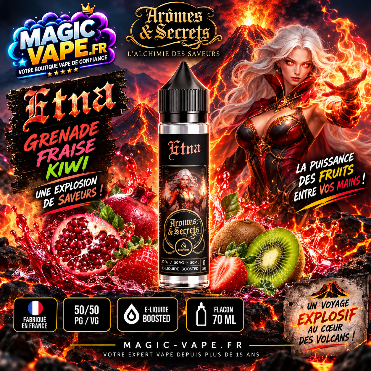 Eliquide Etna Arômes et Secrets 50ml