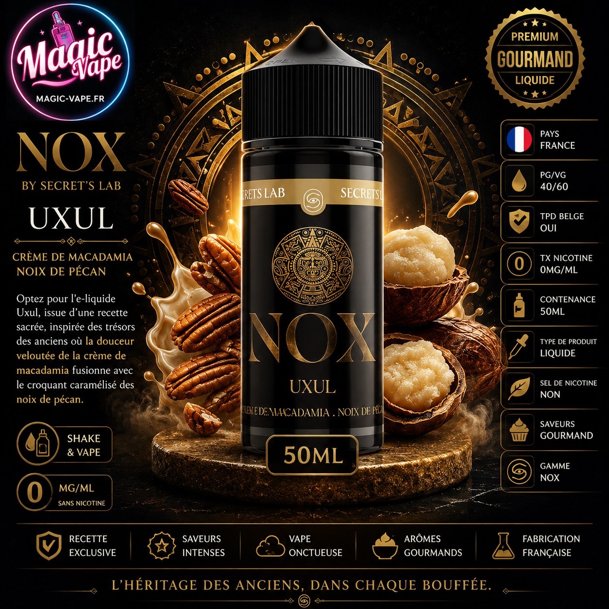 Uxul 50ml NOX – Secret's Lab