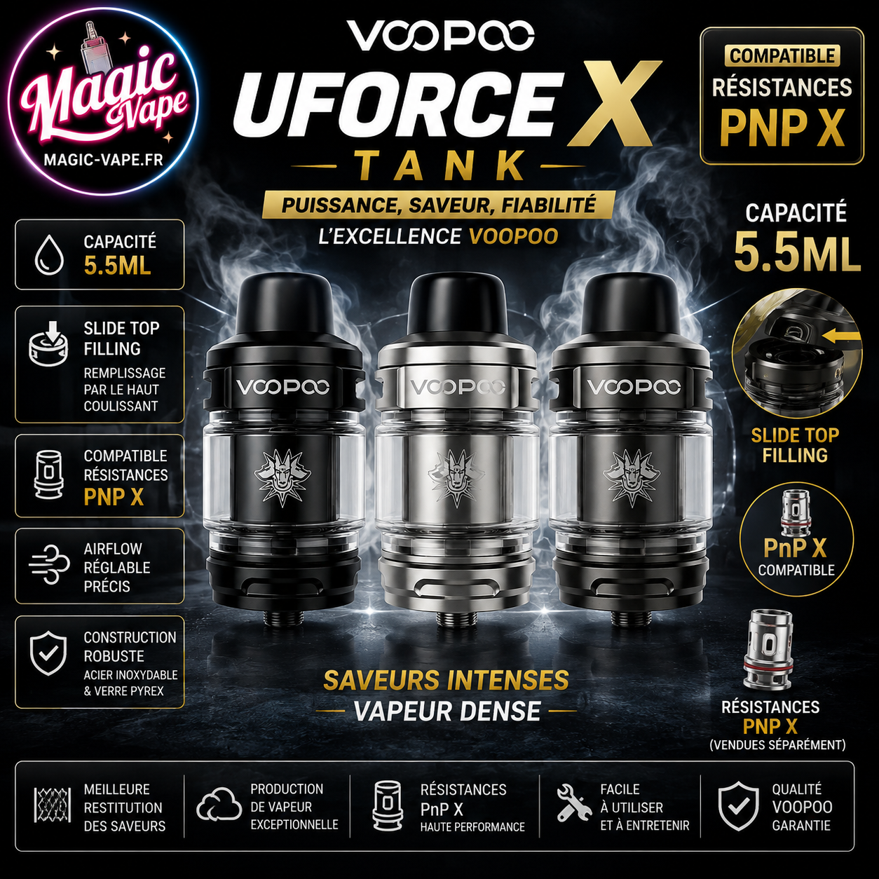 Tank Uforce X 5.5ml – Voopoo