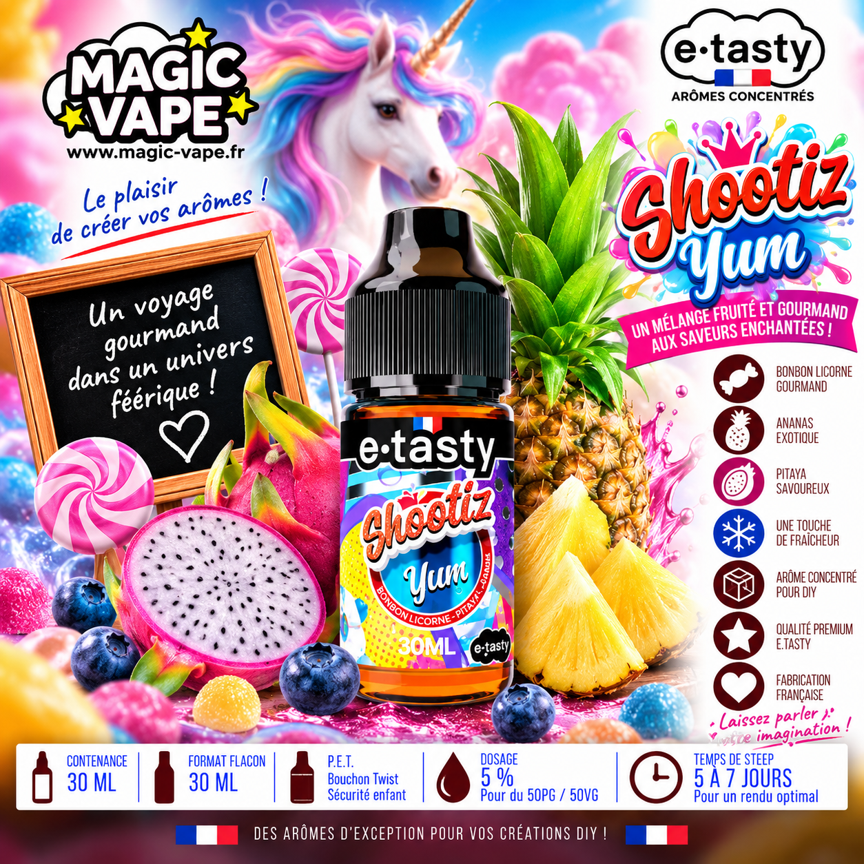 Concentré Yum 30ml – Shootiz by E.Tasty