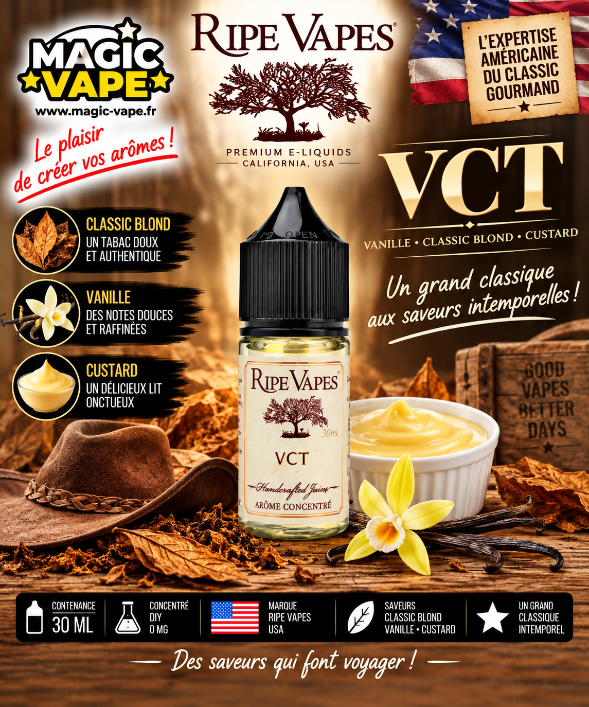 VCT Concentré 30ML – Ripe Vapes