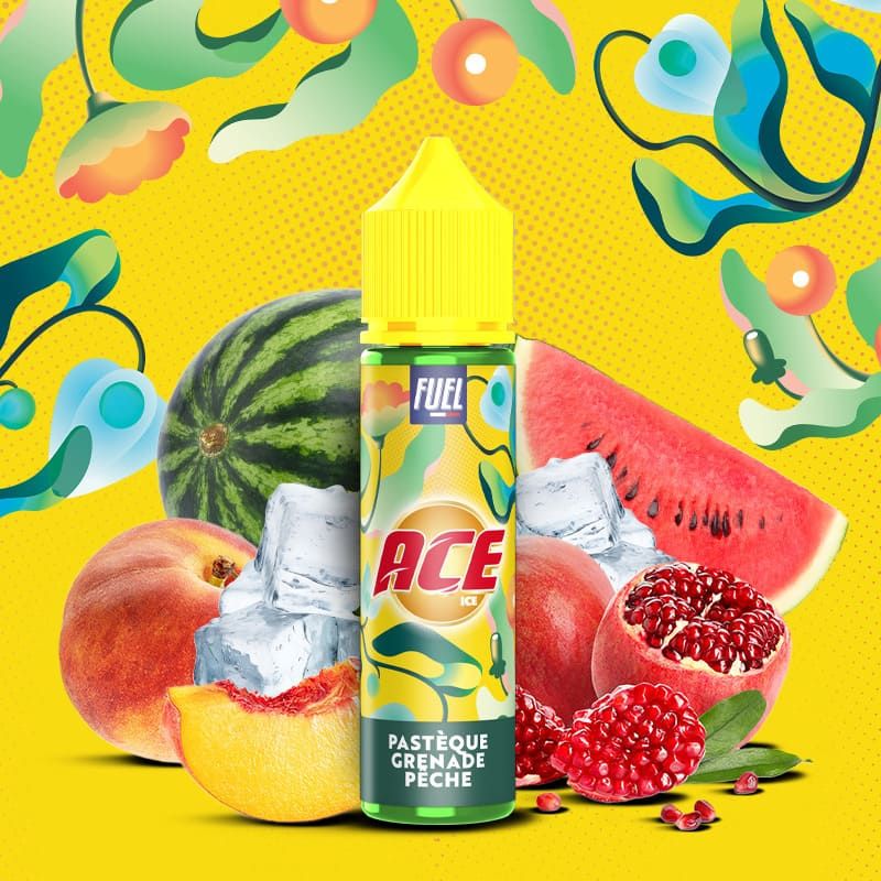 ACE Pastèque Grenade Pêche 50ml Maison Fuel