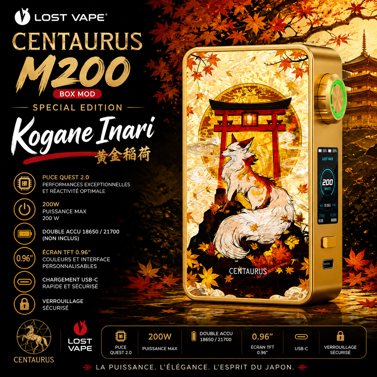 Box Centaurus M200 Special Edition 200W – Lost Vape