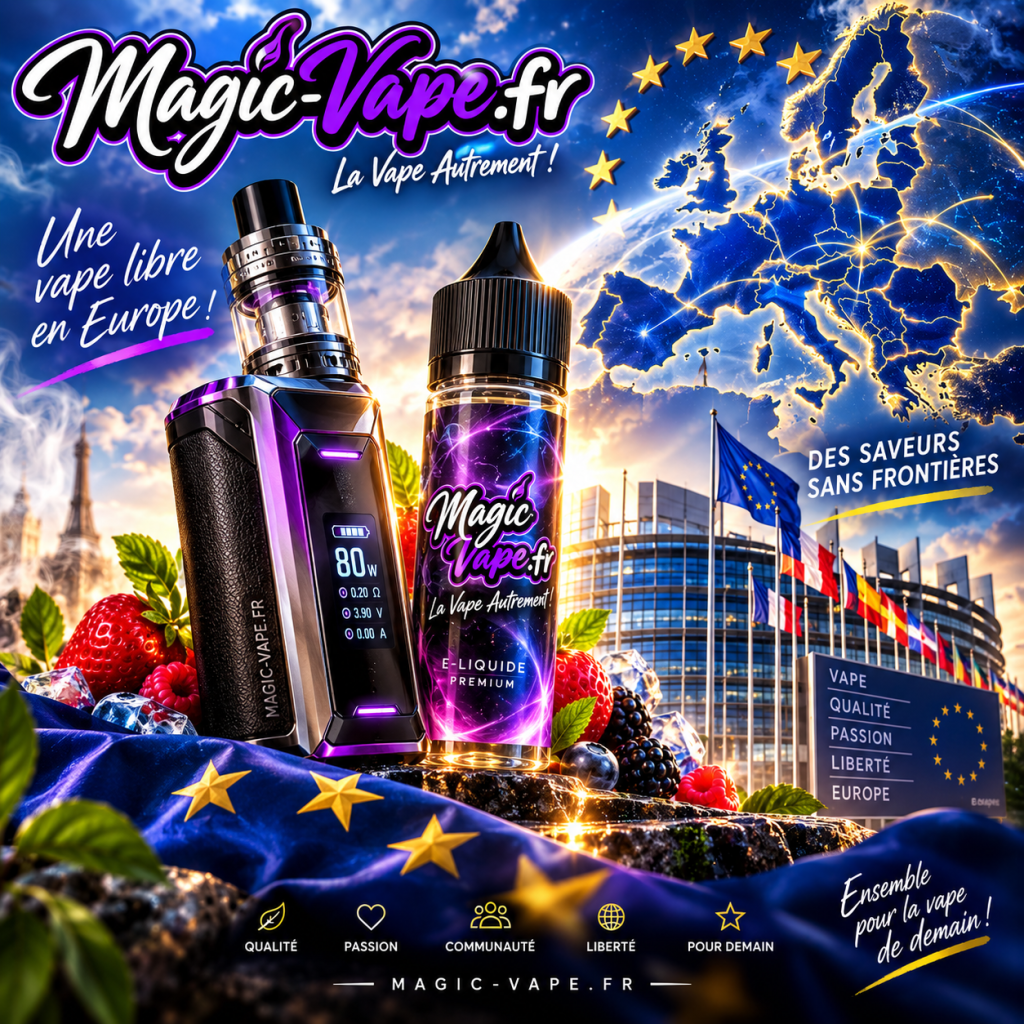 Réglementation européenne vape 2026 : TPD 3, arômes, taxes et calendrier des changements 2 réglementation européenne vape 2026 TPD 3