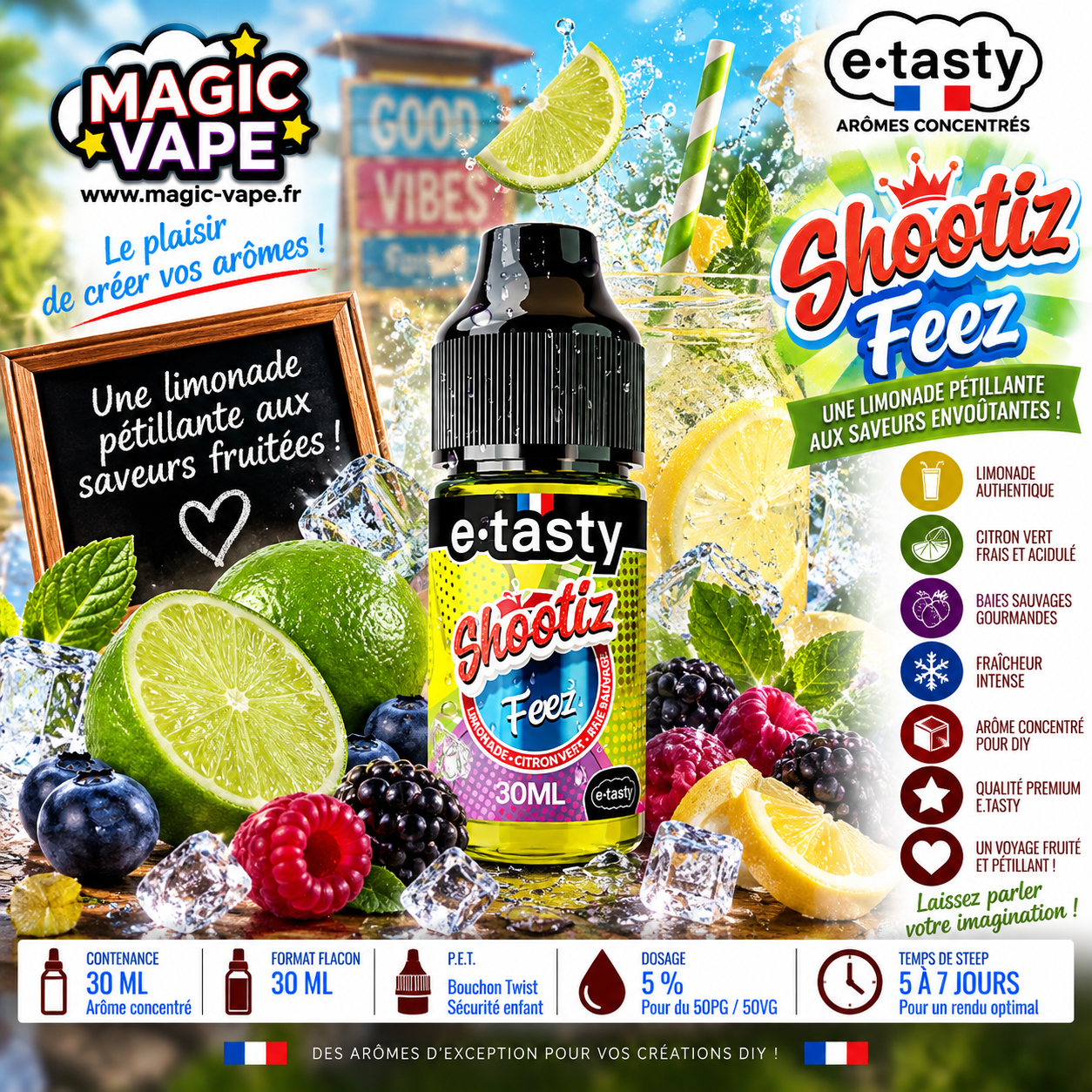 Concentré Feez 30ml – Shootiz by E.Tasty