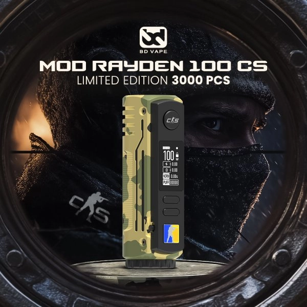 Mod Rayden 100 V2.0 CS Limited Edition 100W – BD Vape 2 rayden 100 v2 bd vape