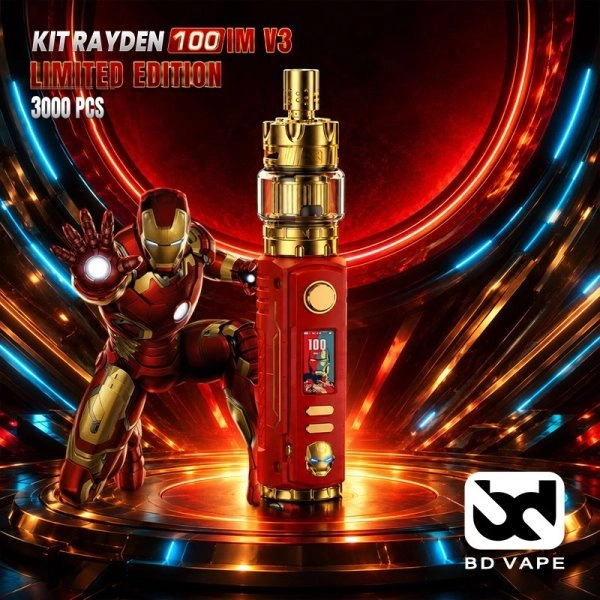 Pack Rayden 100 V3.0 IM Limited Edition 3000pcs – BD Vape