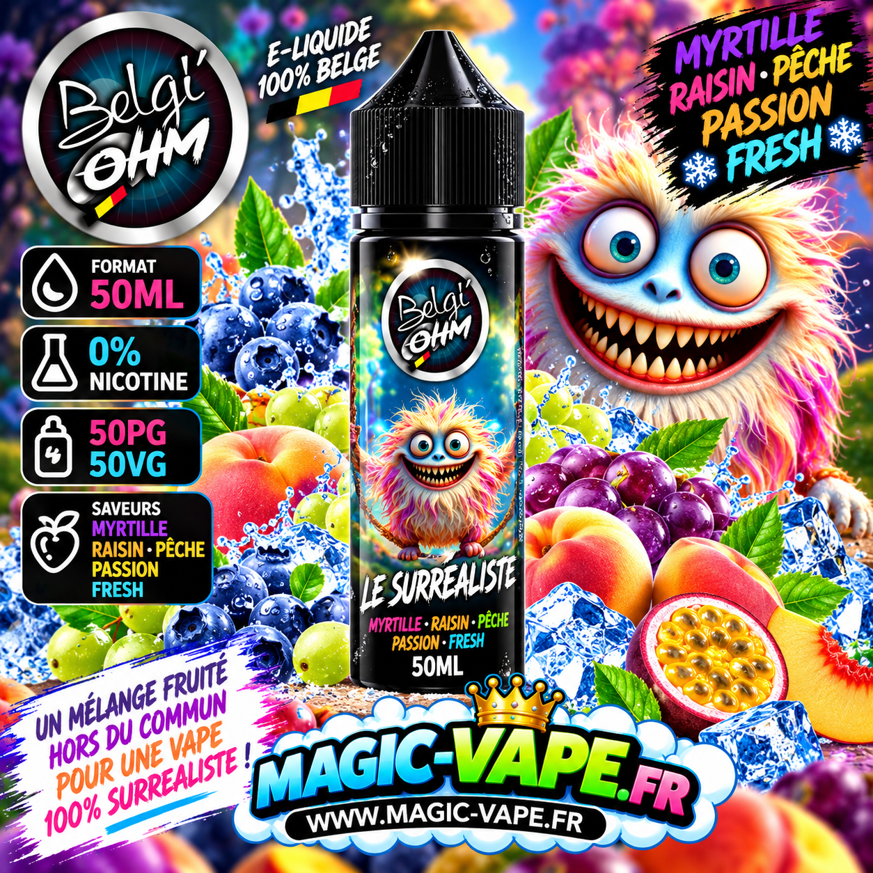 le Surrealiste Belgi'ohm 50ml