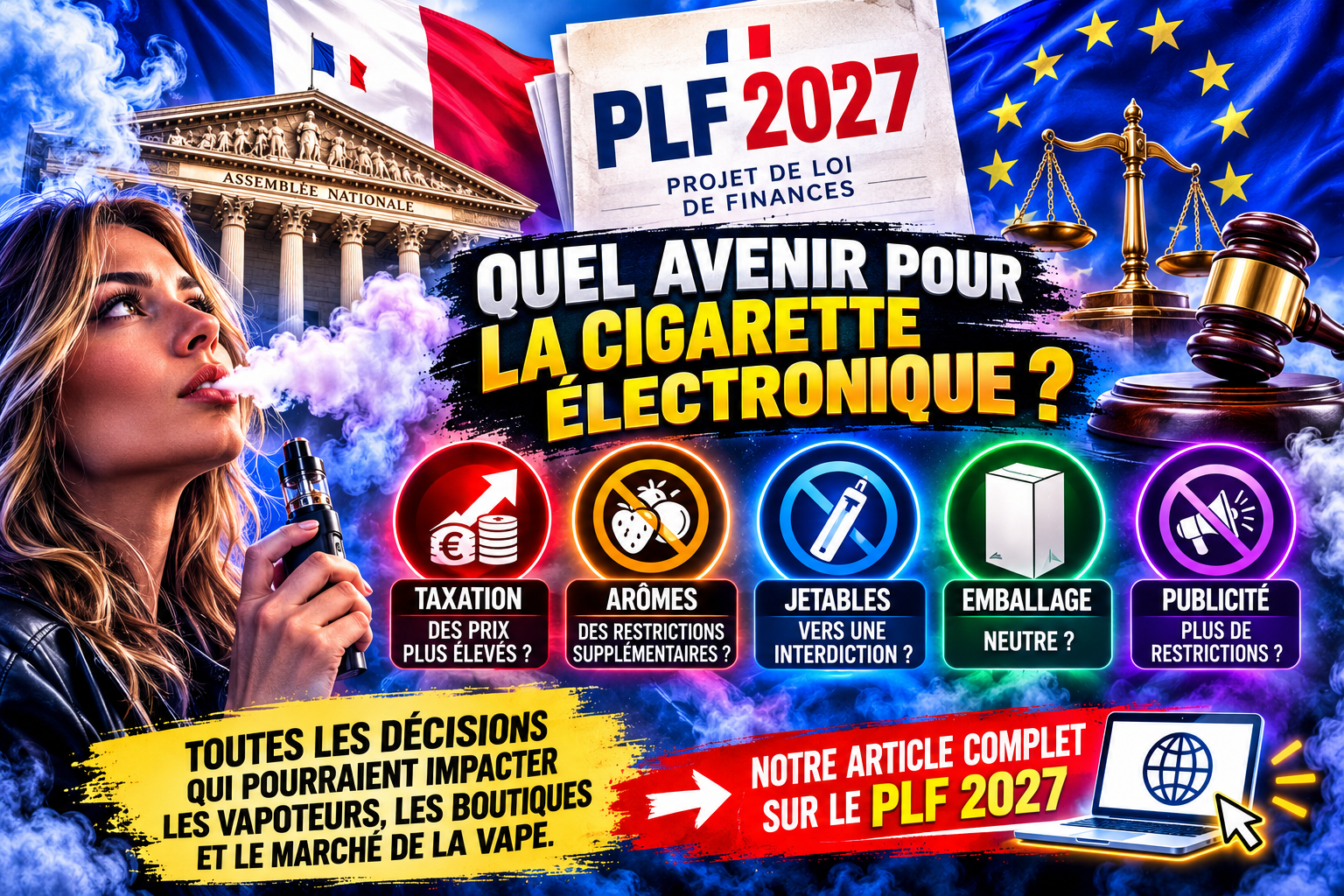 PLF 2027 cigarette électronique agrément obligatoire boutiques vape