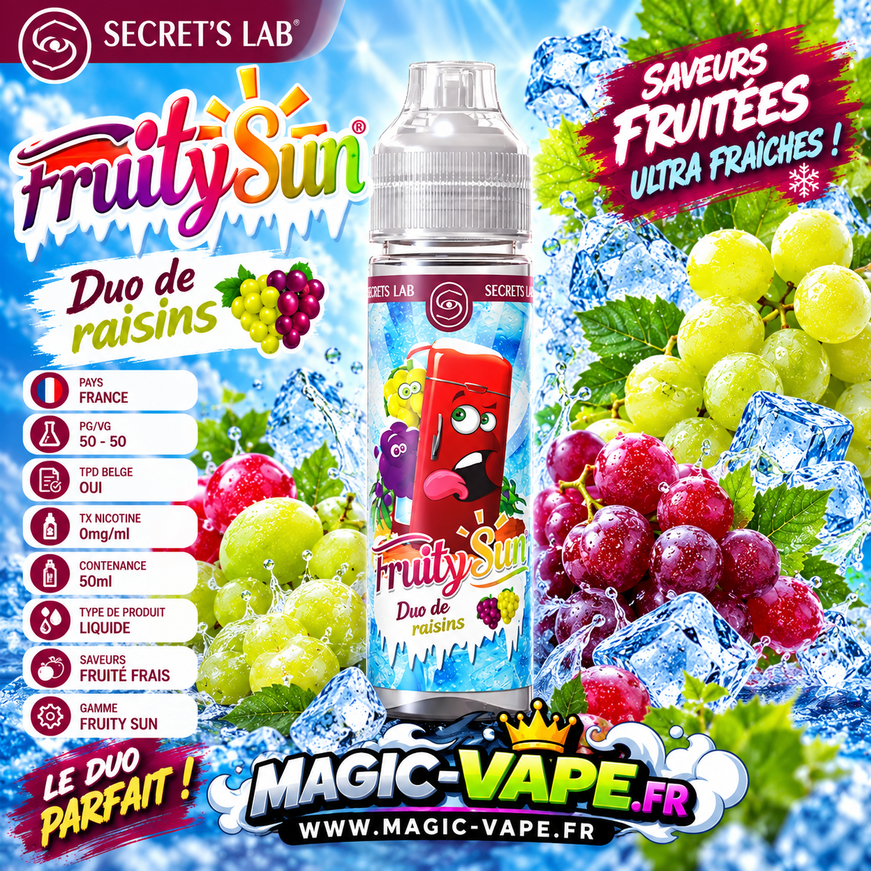 Duo de raisins 50ml Fruity Sun