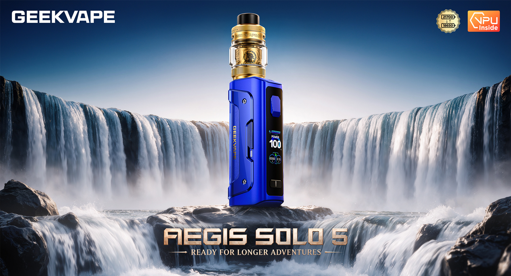 Kit Aegis Solo 5 – Geekvape 11 Kit Aegis Solo 5 Geekvape 100W avec clearomiseur Z Subohm Tank 5