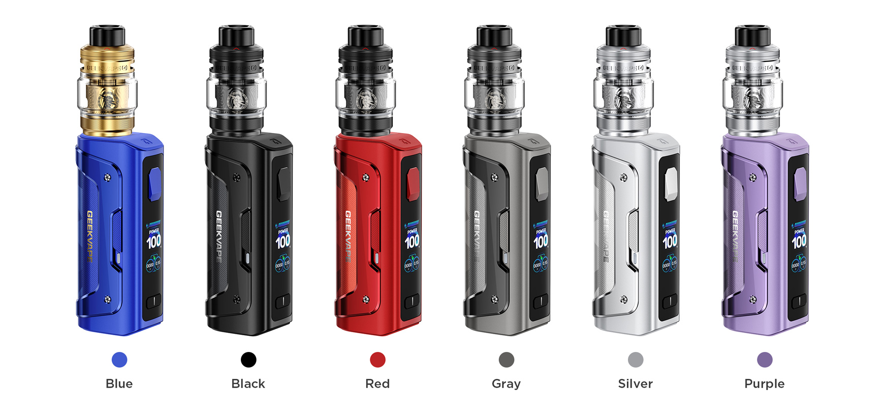Box Aegis Solo 5 100W – Geekvape 2 Box Aegis Solo 5 Geekvape 100W IP68 accu 21700 18650