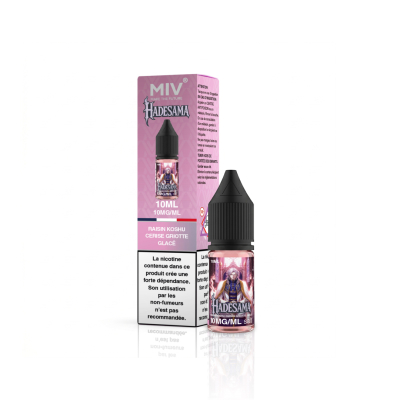 E-liquide MIV Salt Nico 10mg 10ml 8 black hole 33 000 vaps miv pod system 2 1