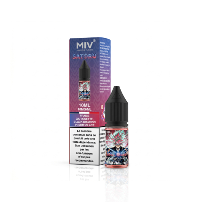 E-liquide MIV Salt Nico 10mg 10ml 4 MIV Salt Nico 20mg : un flacon de 10ml vendu à l'unité, saveur au choix parmi 15 références.