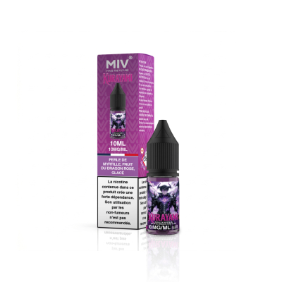 E-liquide MIV Salt Nico 10mg 10ml 10 MIV Salt Nico 20mg : un flacon de 10ml vendu à l'unité, saveur au choix parmi 15 références.