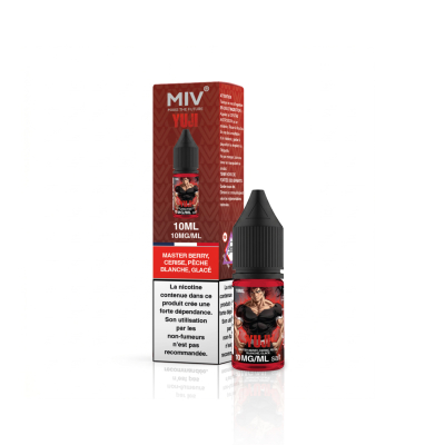 E-liquide MIV Salt Nico 10mg 10ml 7 MIV Salt Nico 20mg : un flacon de 10ml vendu à l'unité, saveur au choix parmi 15 références.