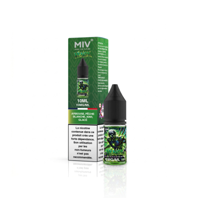 E-liquide MIV Salt Nico 10mg 10ml 3 MIV Salt Nico 20mg : un flacon de 10ml vendu à l'unité, saveur au choix parmi 15 références.