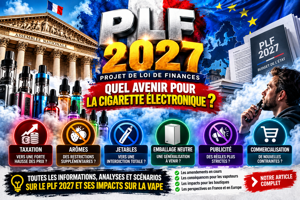 PLF 2027 cigarette électronique licence vente en ligne vapotage
