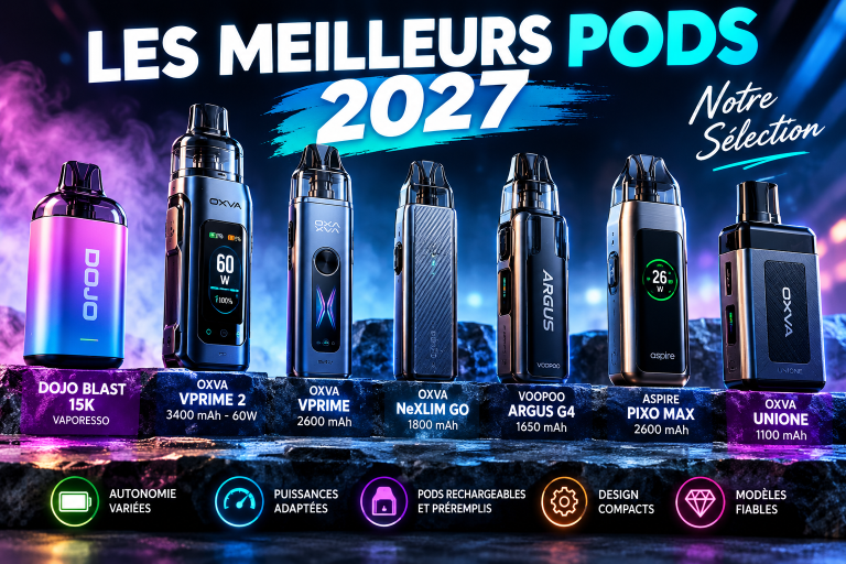 Meilleurs pods 2027 : notre sélection Magic Vape